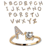 Bling Letter Ring