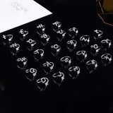 Bling Letter Ring