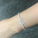 Bling Letter Bracelet
