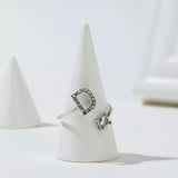 Bling Letter Ring