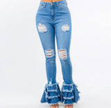 High Waisted Flare Jeans